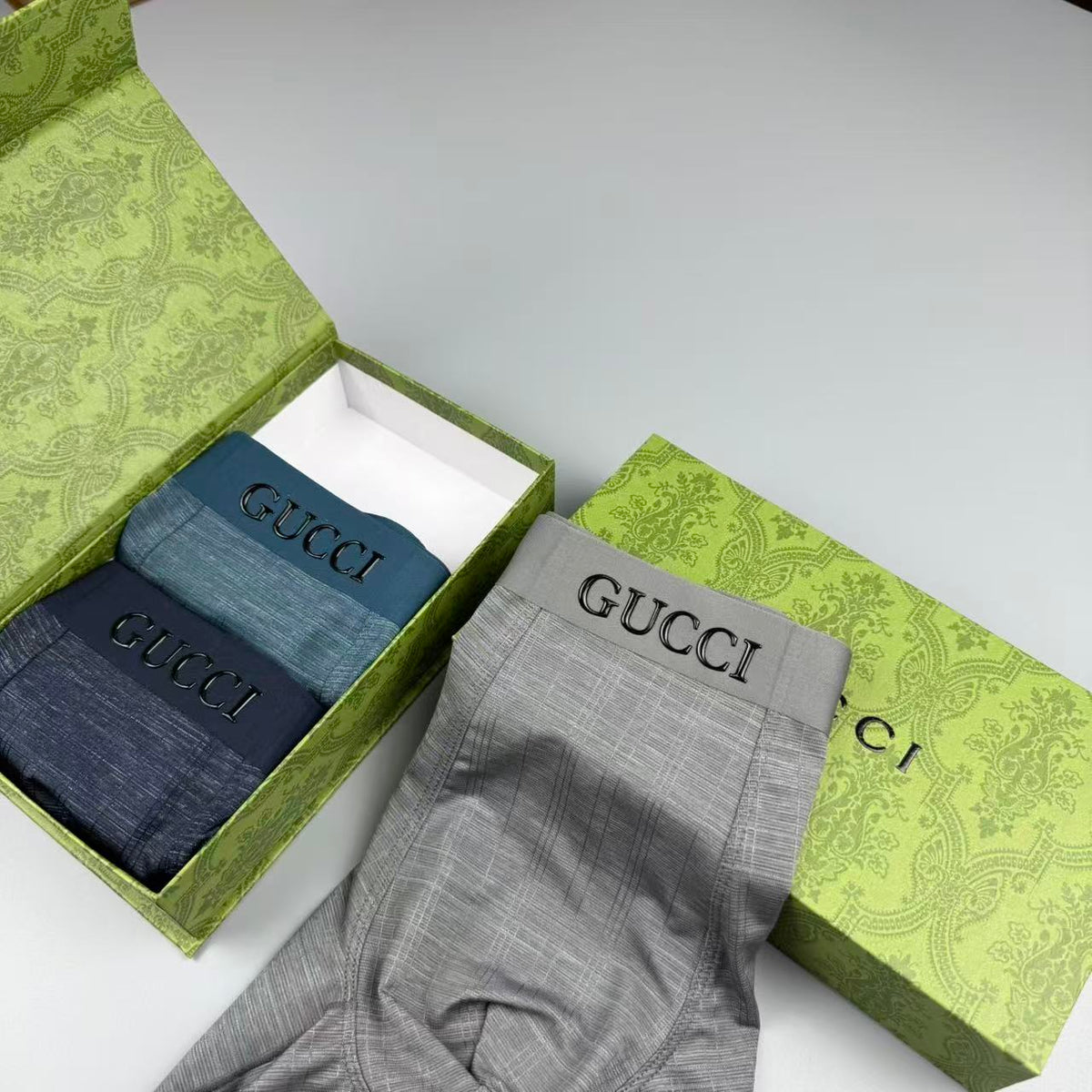 Gucci Men's Boxer Briefs - 3-Piece Box