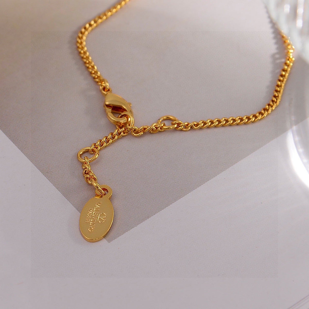 Martin Graham bracelet in polished metal-tone