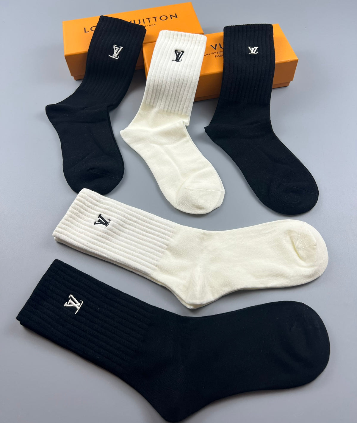 Louis Vuitton Cotton Socks - 5-Pair Set