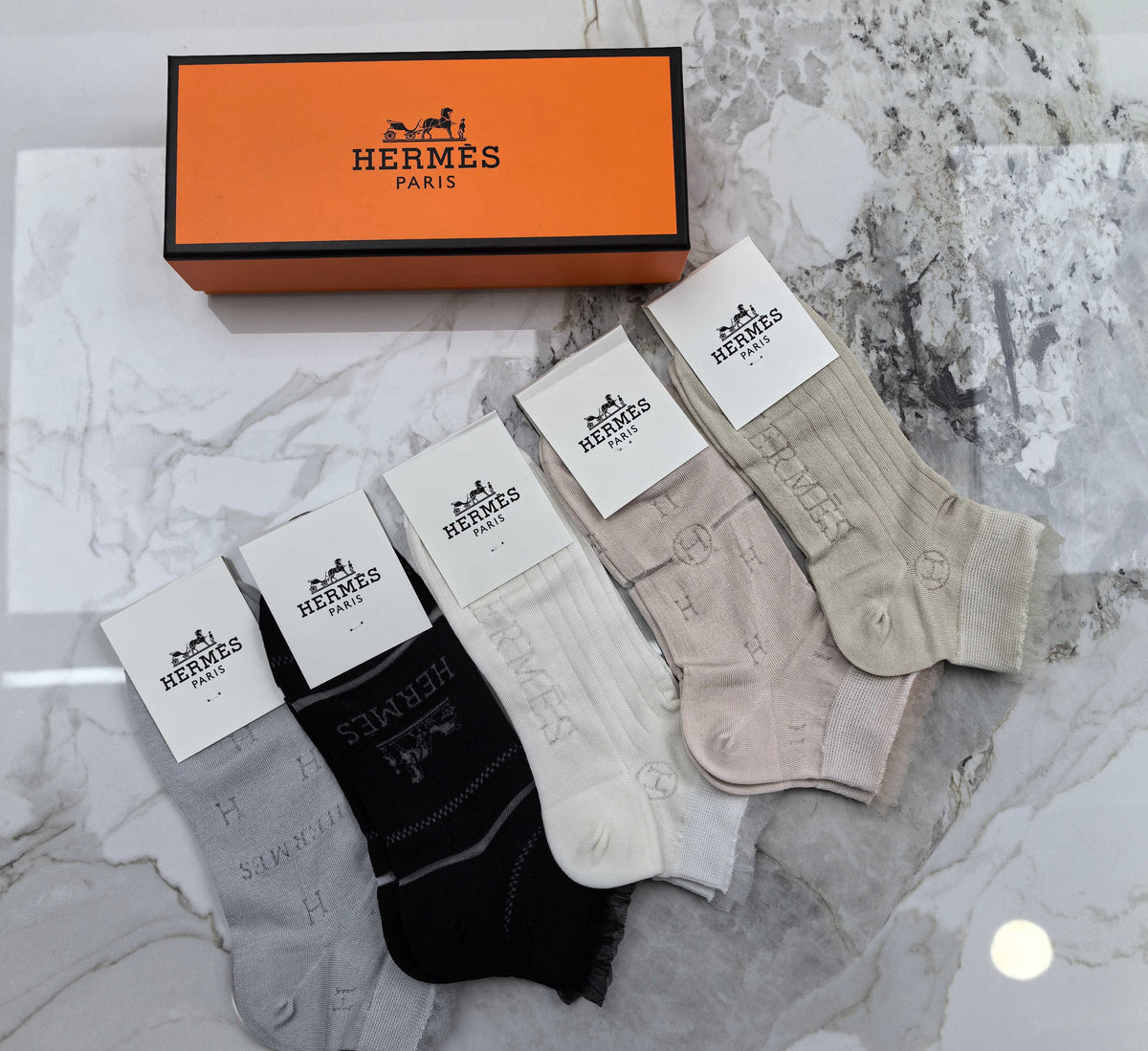 Hermes Socks – 5-Pair Pack