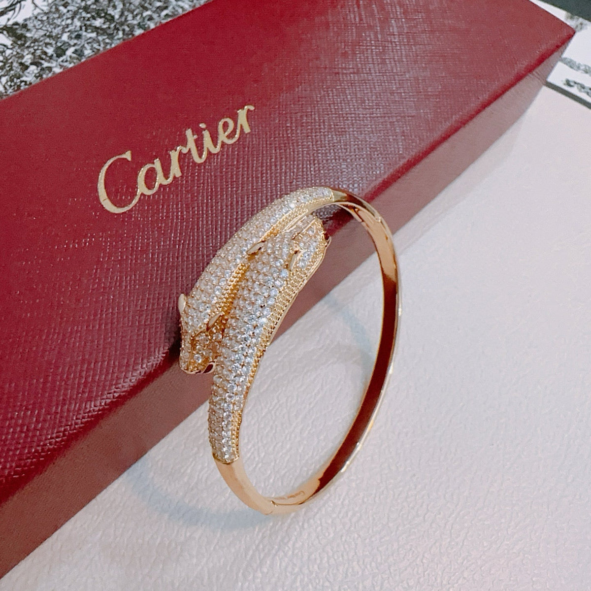 Martin Graham bracelet in polished metal-tone