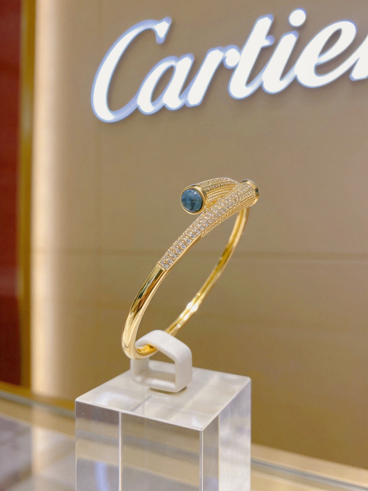 Martin Graham bracelet in polished metal-tone