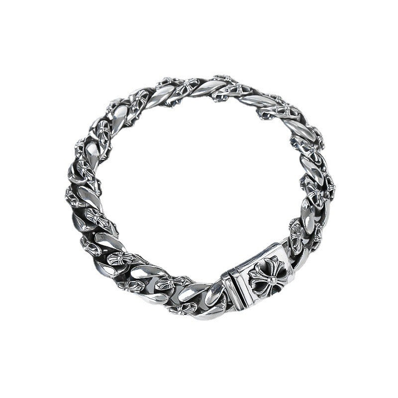 Martin Graham bracelet in polished metal-tone – close-up detail