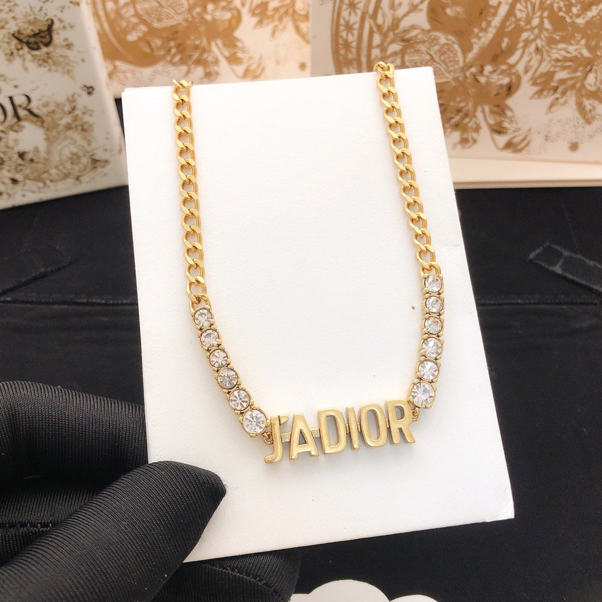 Martin Graham pendant necklace in polished metal-tone
