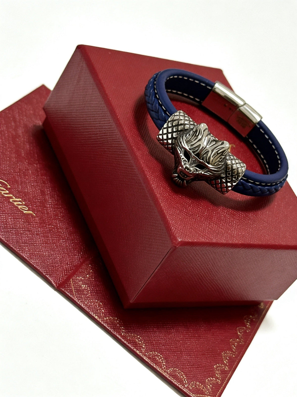 Martin Graham bracelet in polished metal-tone
