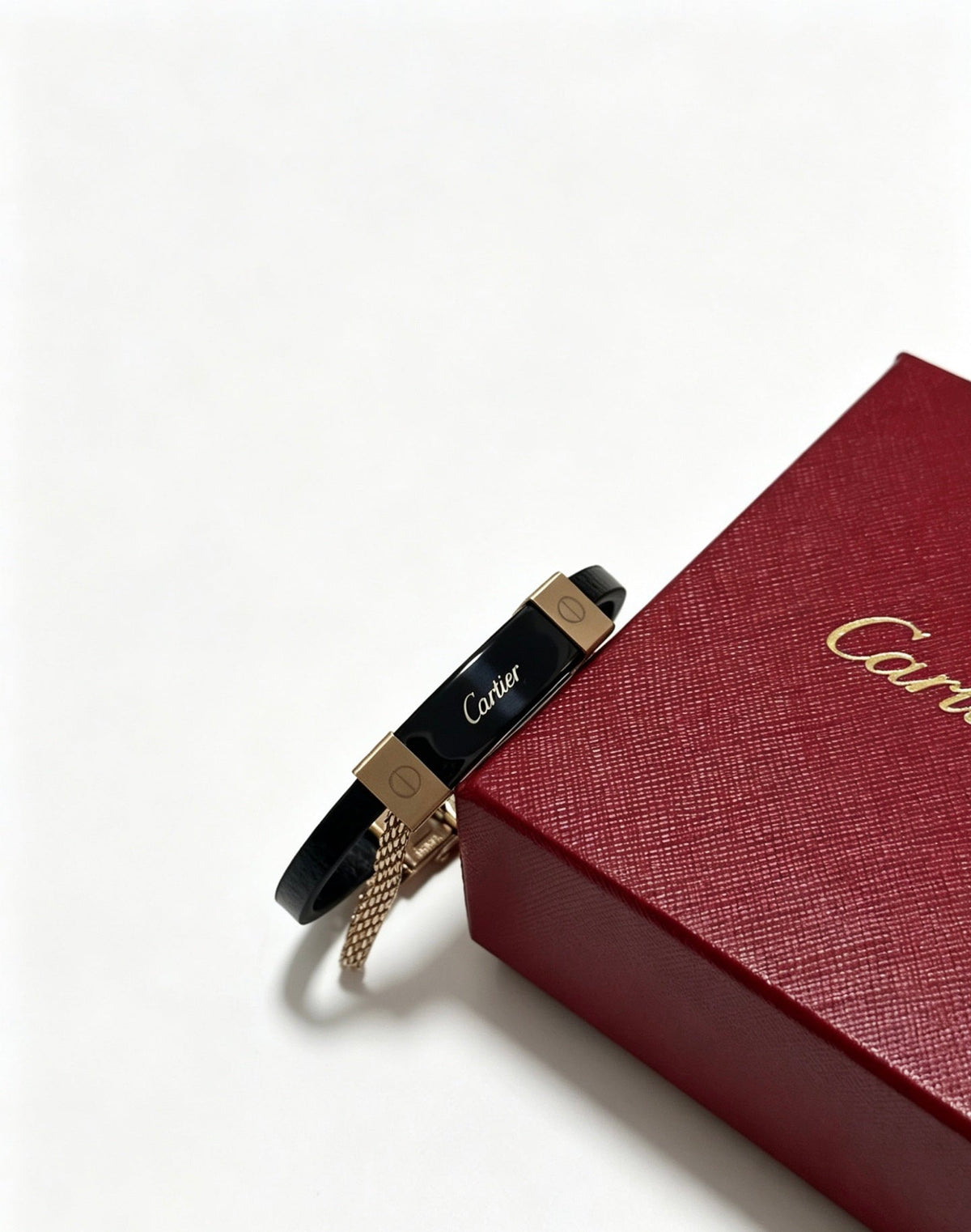 Martin Graham bracelet in polished metal-tone