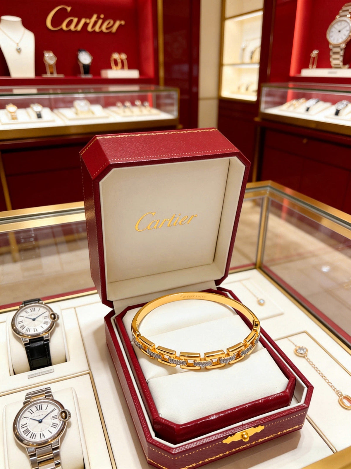 Martin Graham bracelet in polished metal-tone