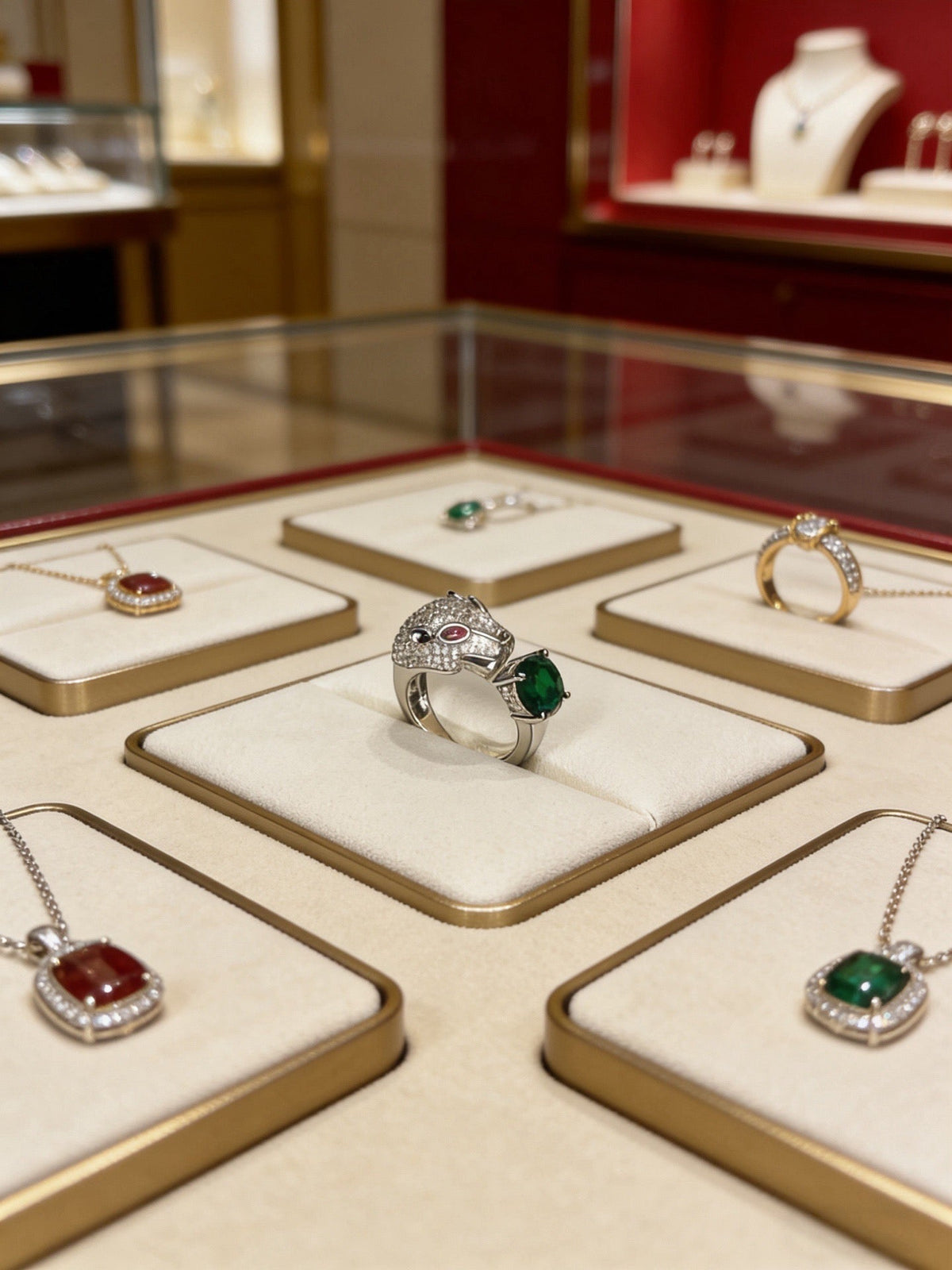 Martin Graham ring in polished metal-tone – close-up detail
