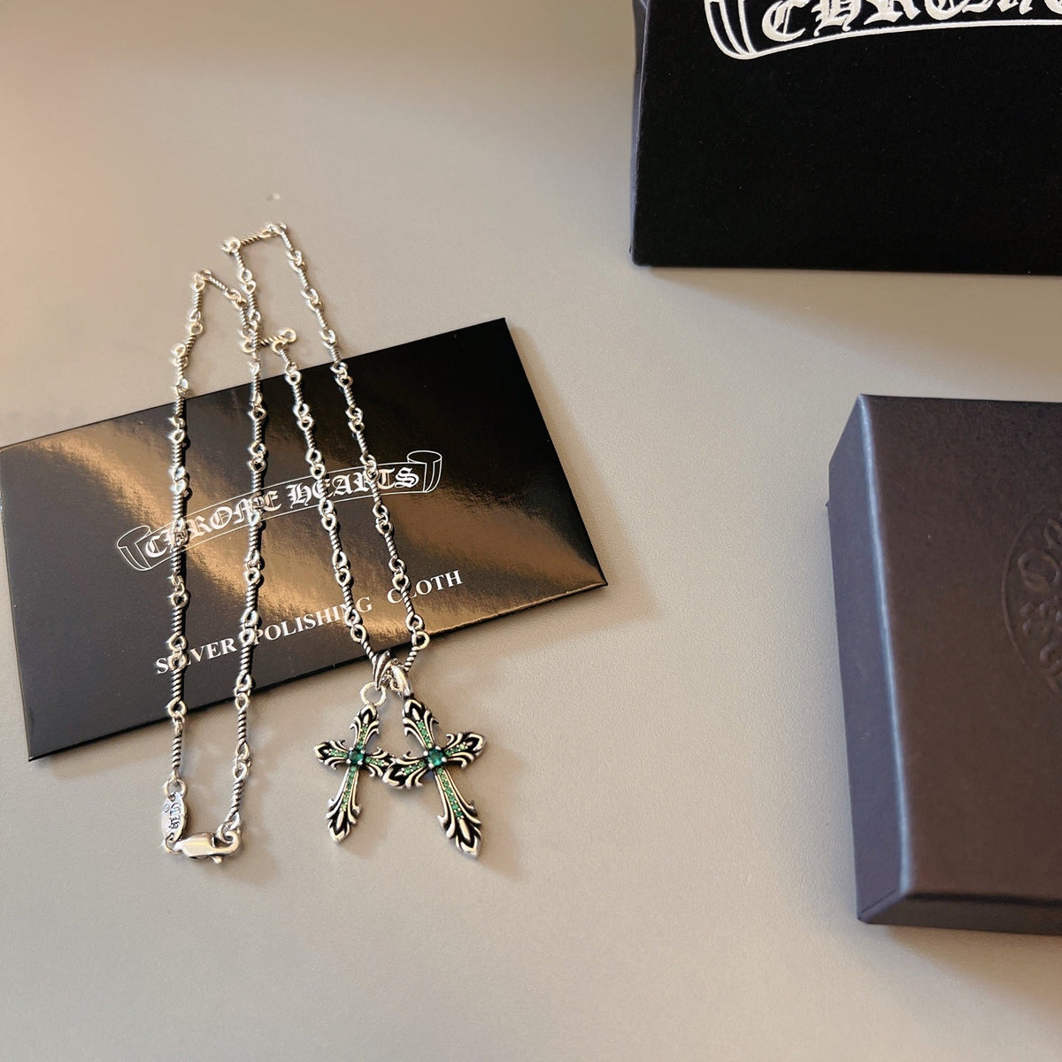 Martin Graham jewelry accessory in polished metal-tone – styled product view