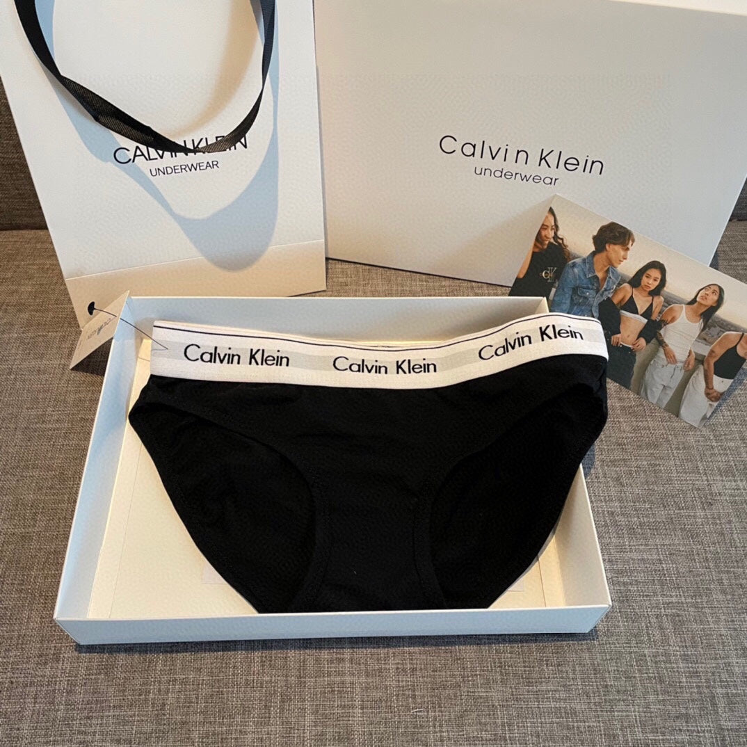 Calvin Klein Black Racerback Bra and Brief Set Women's Bra & Brief Set - 2-Piece Set