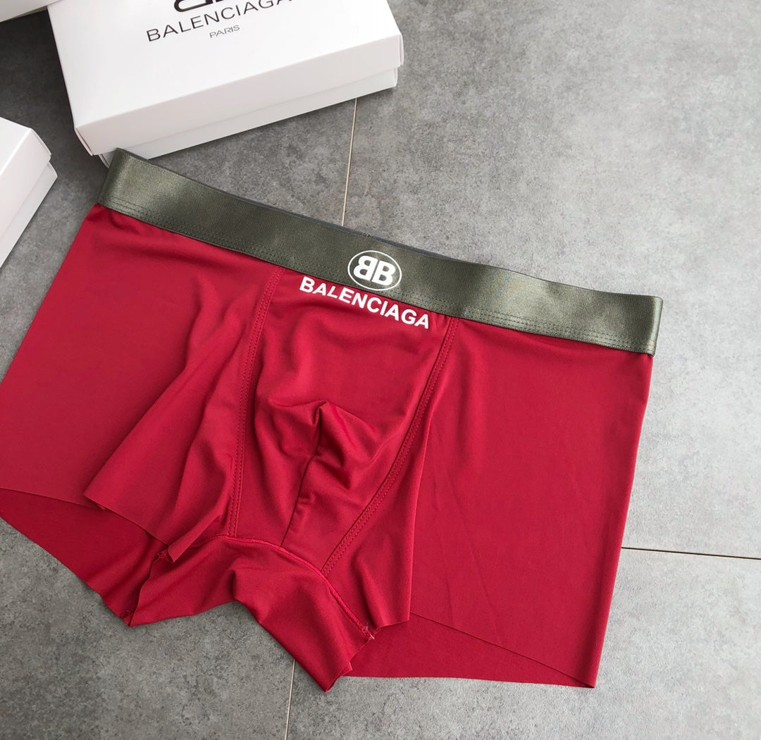 Balenciaga Ice-Silk Men's Boxer Briefs - 3-Piece Box - Sizes L-XXXL