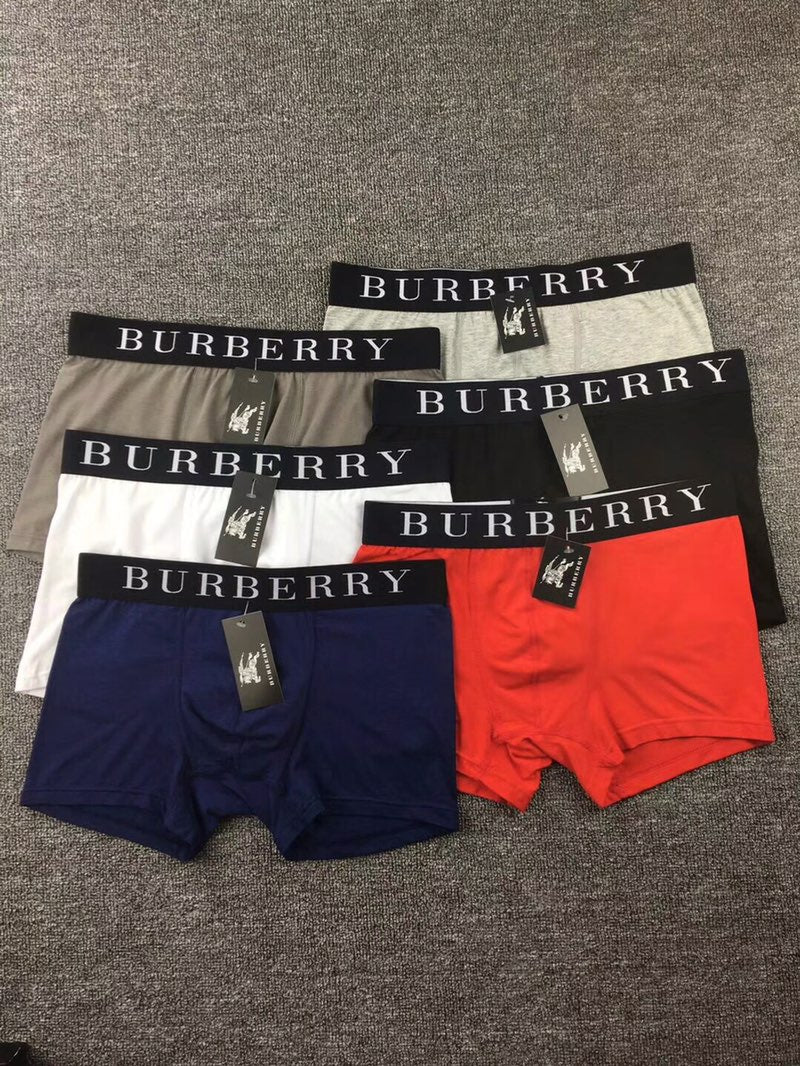 Burberry Modal Broad Contrast Logo Waistbands Men's Boxer Briefs - 3-Piece Box