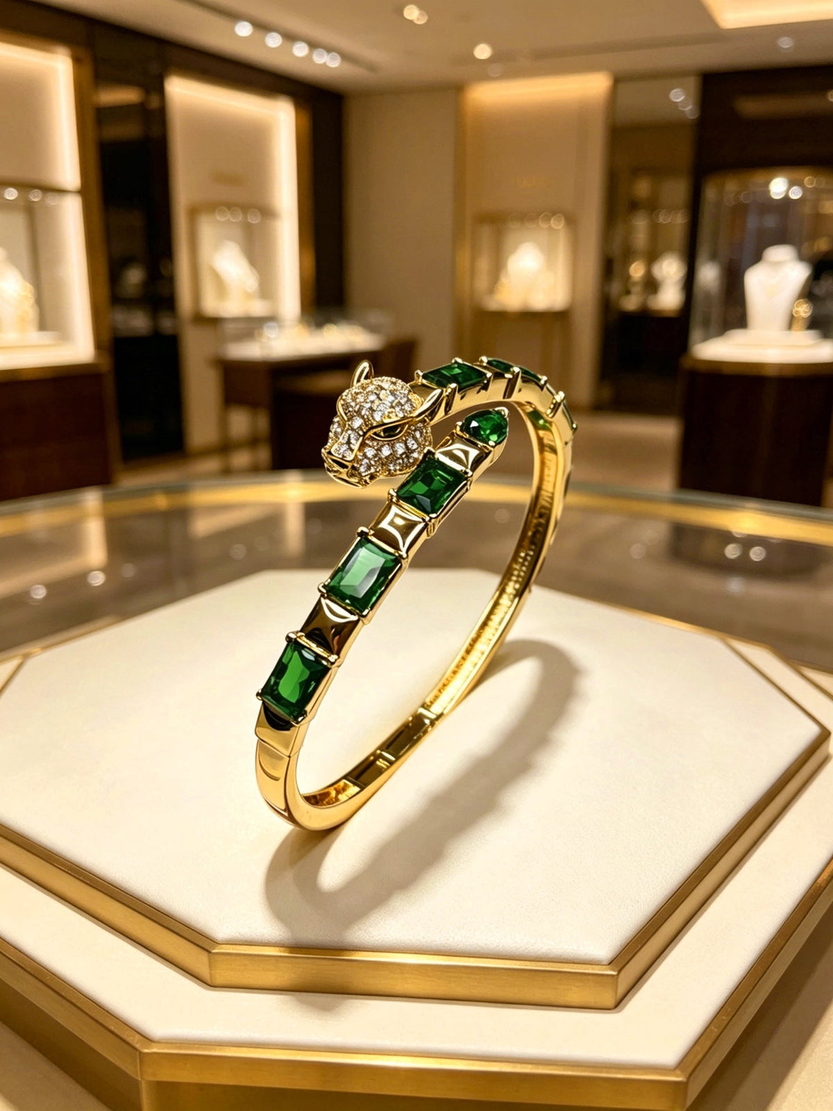 Martin Graham bracelet in polished metal-tone – close-up detail