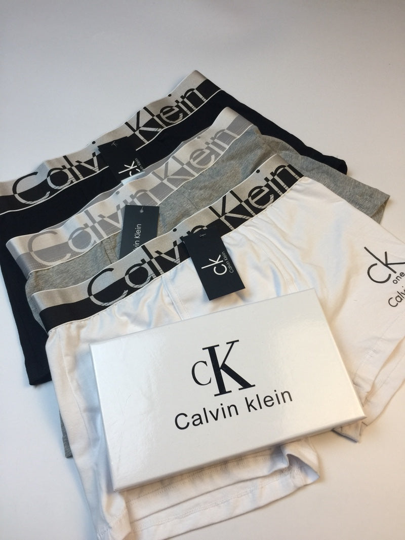 Calvin Klein Geometric-Pattern Waistbands Men's Boxer Briefs