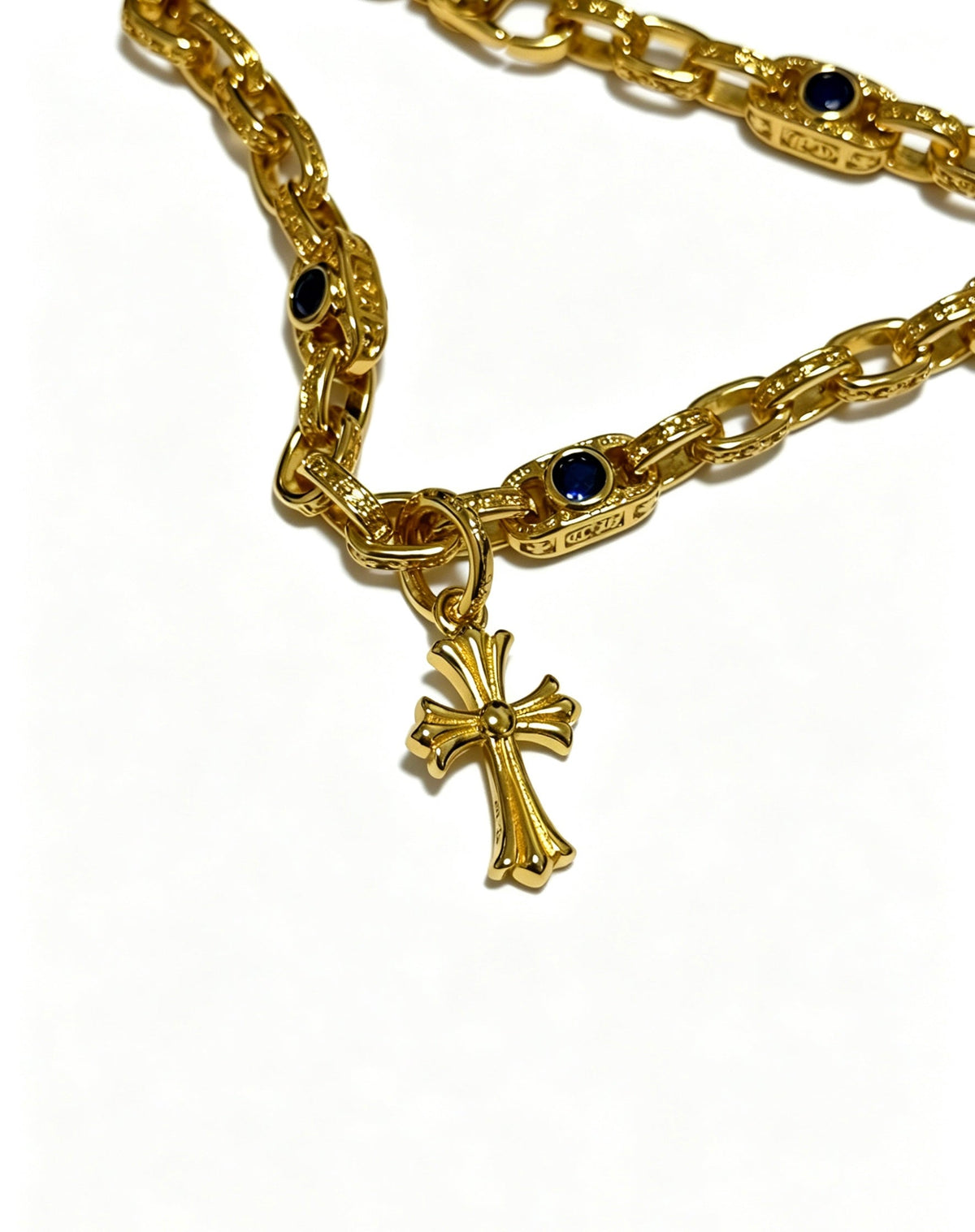 Martin Graham bracelet in polished metal-tone – styled product view