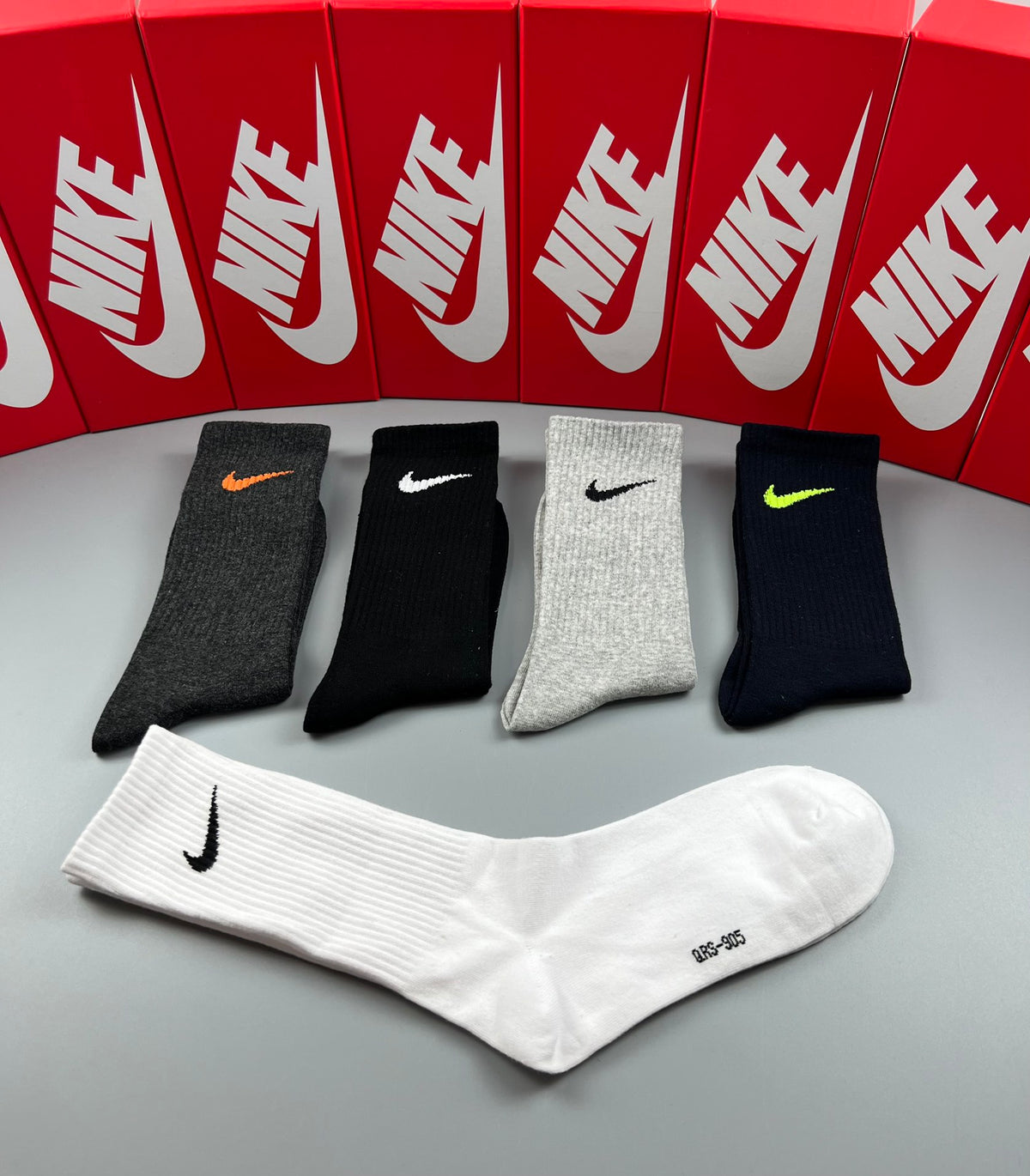 Nike Colourful Swoosh Crew Socks