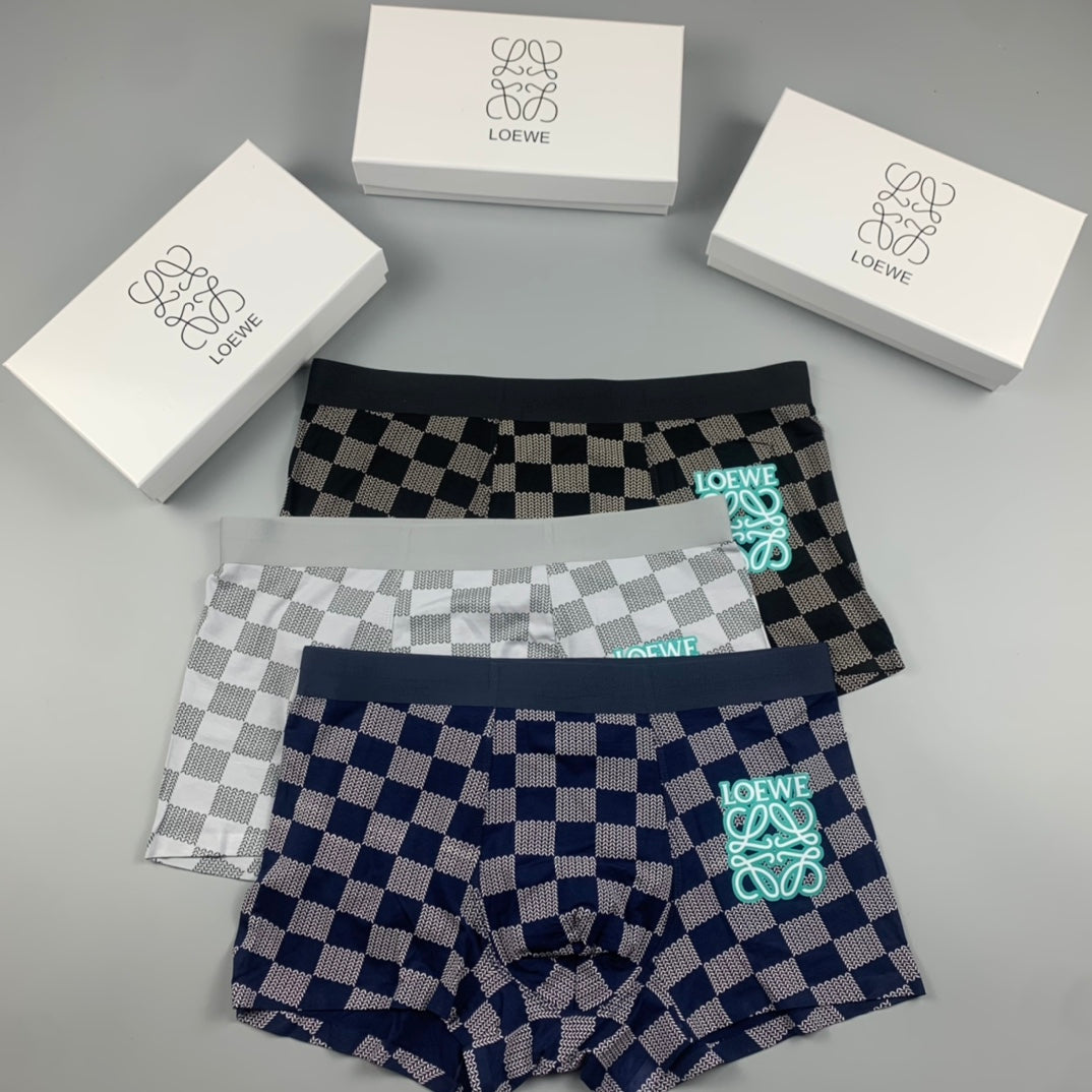 Loewe Modal Men's Boxer Briefs - 3-Piece Box