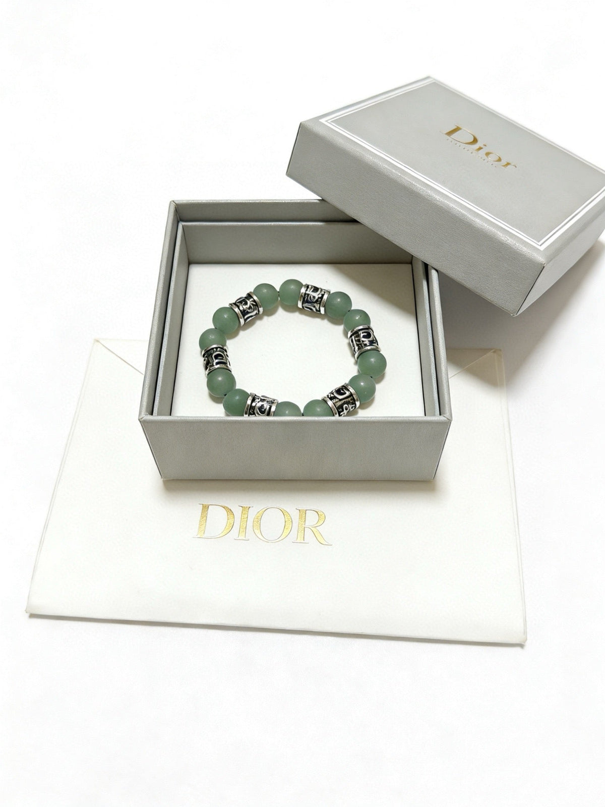 Martin Graham bracelet in polished metal-tone – close-up detail
