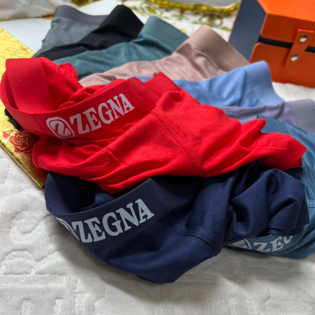 Zegna Modal Men's Boxer Briefs - 3-Piece Box - Sizes L-XXXL