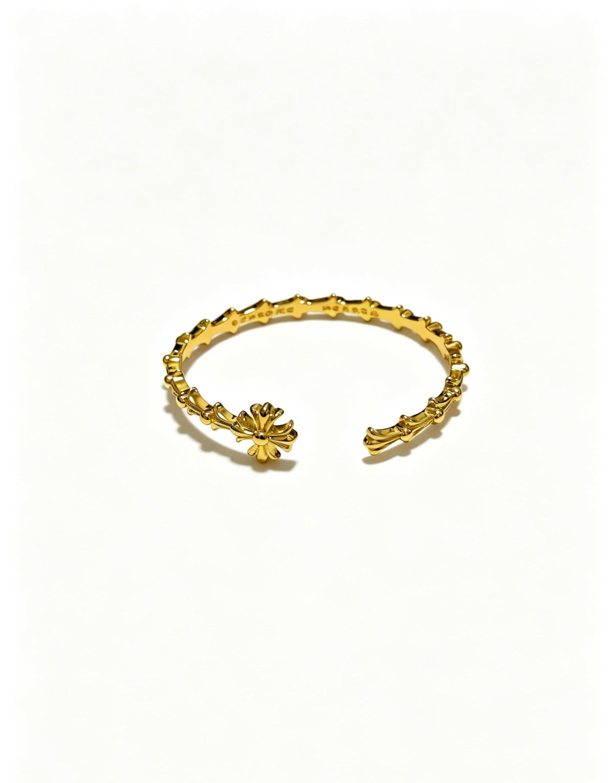 Martin Graham bracelet in polished metal-tone – styled product view