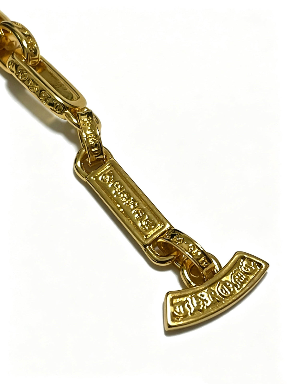Martin Graham bracelet in polished metal-tone – styled product view
