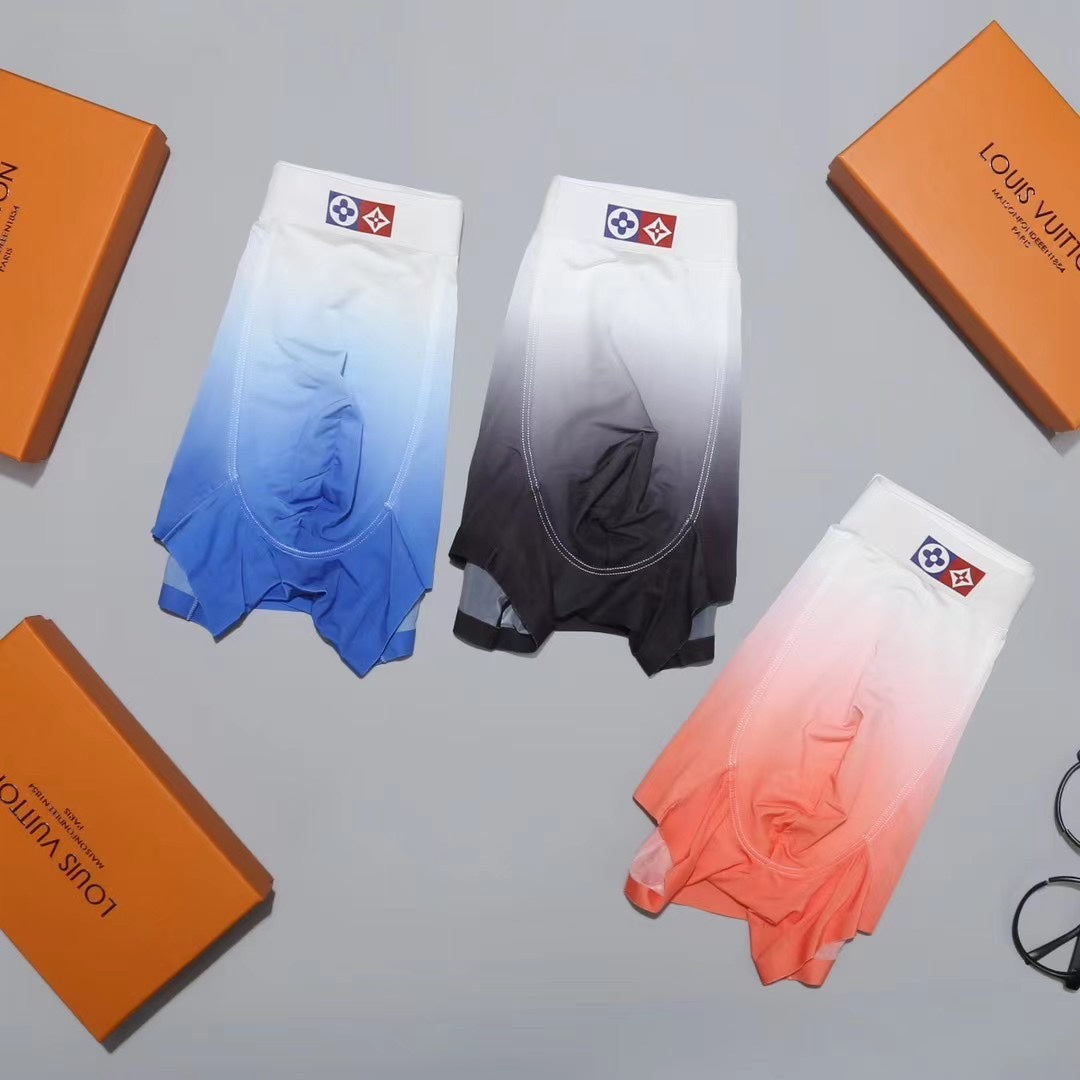 Louis Vuitton Contrast Waistbands Men's Boxer Briefs - 3-Piece Box