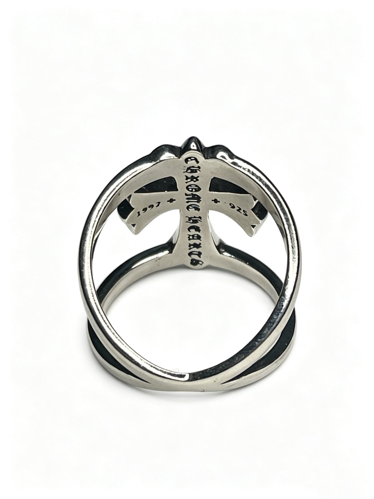 Martin Graham ring in polished metal-tone – styled product view