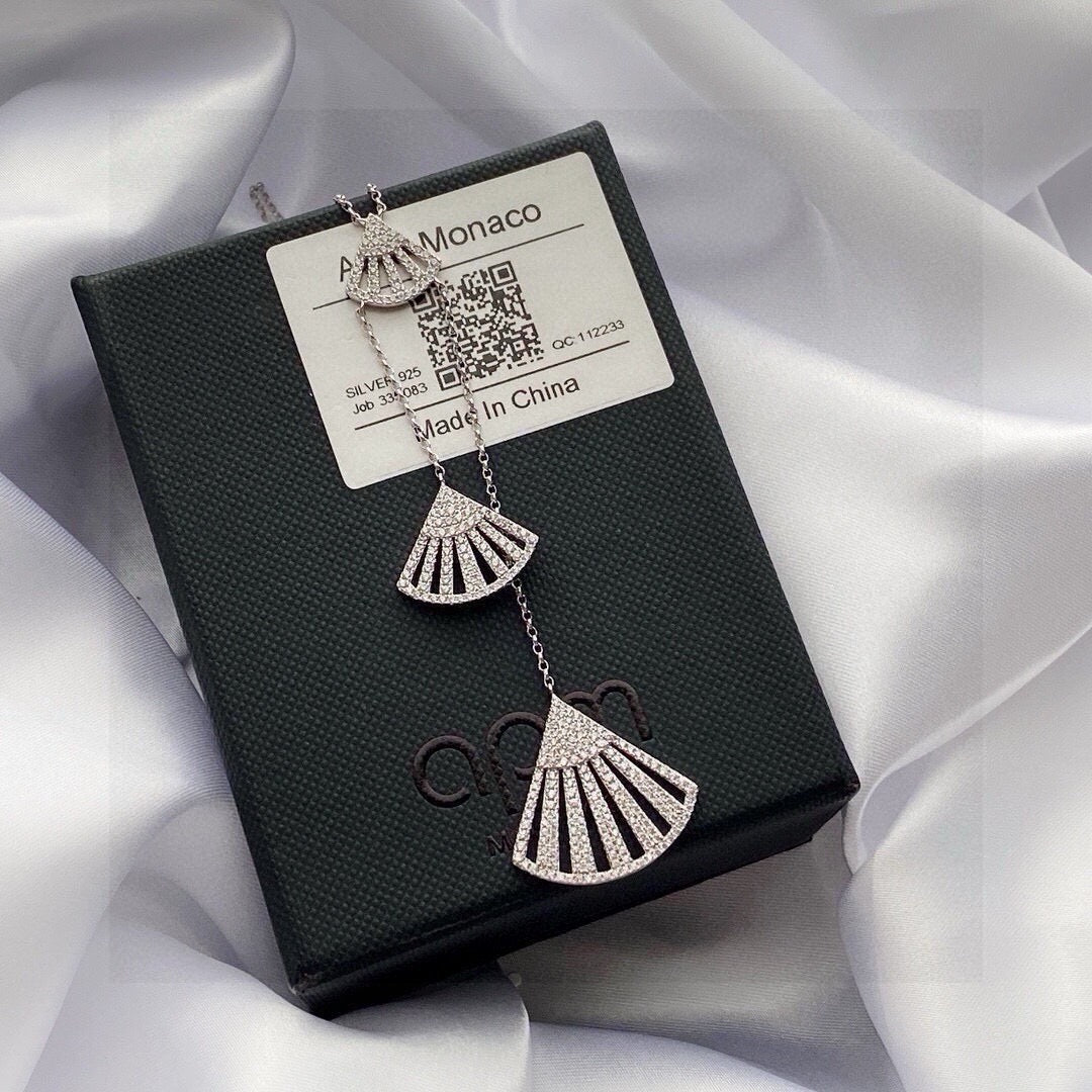 Martin Graham pendant necklace in polished metal-tone