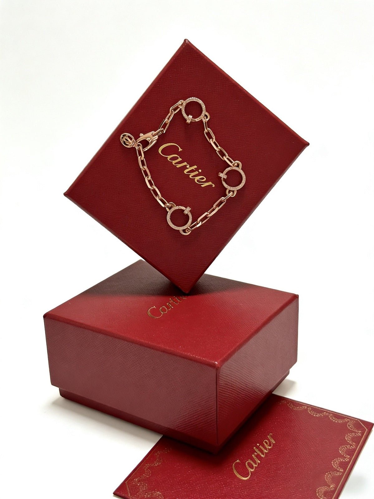 Martin Graham bracelet in polished metal-tone – close-up detail