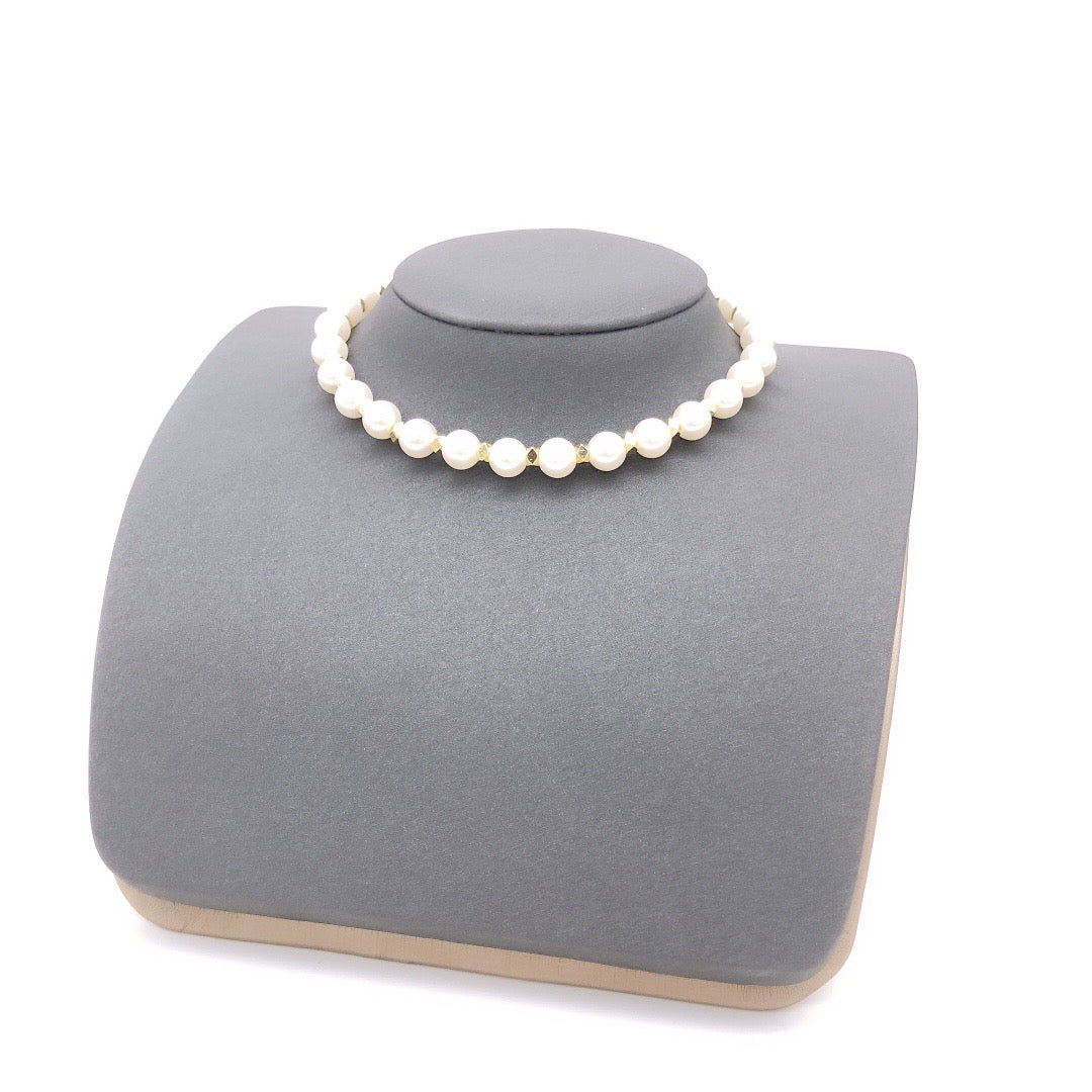 Martin Graham pendant necklace in polished metal-tone