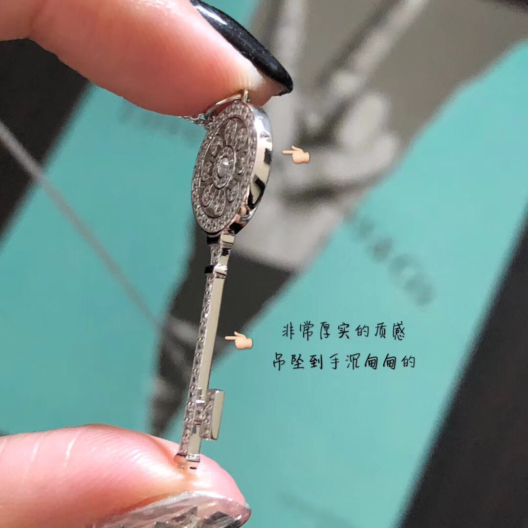 Martin Graham pendant necklace in polished metal-tone – styled product view
