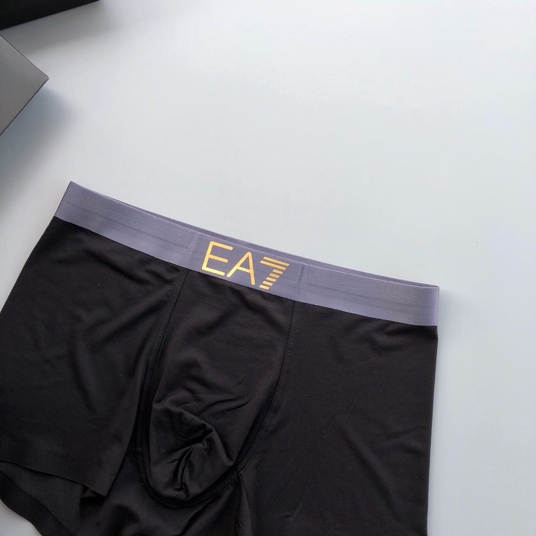 Armani Ea7 Waistbands Men's Boxer Briefs - 3-Piece Box