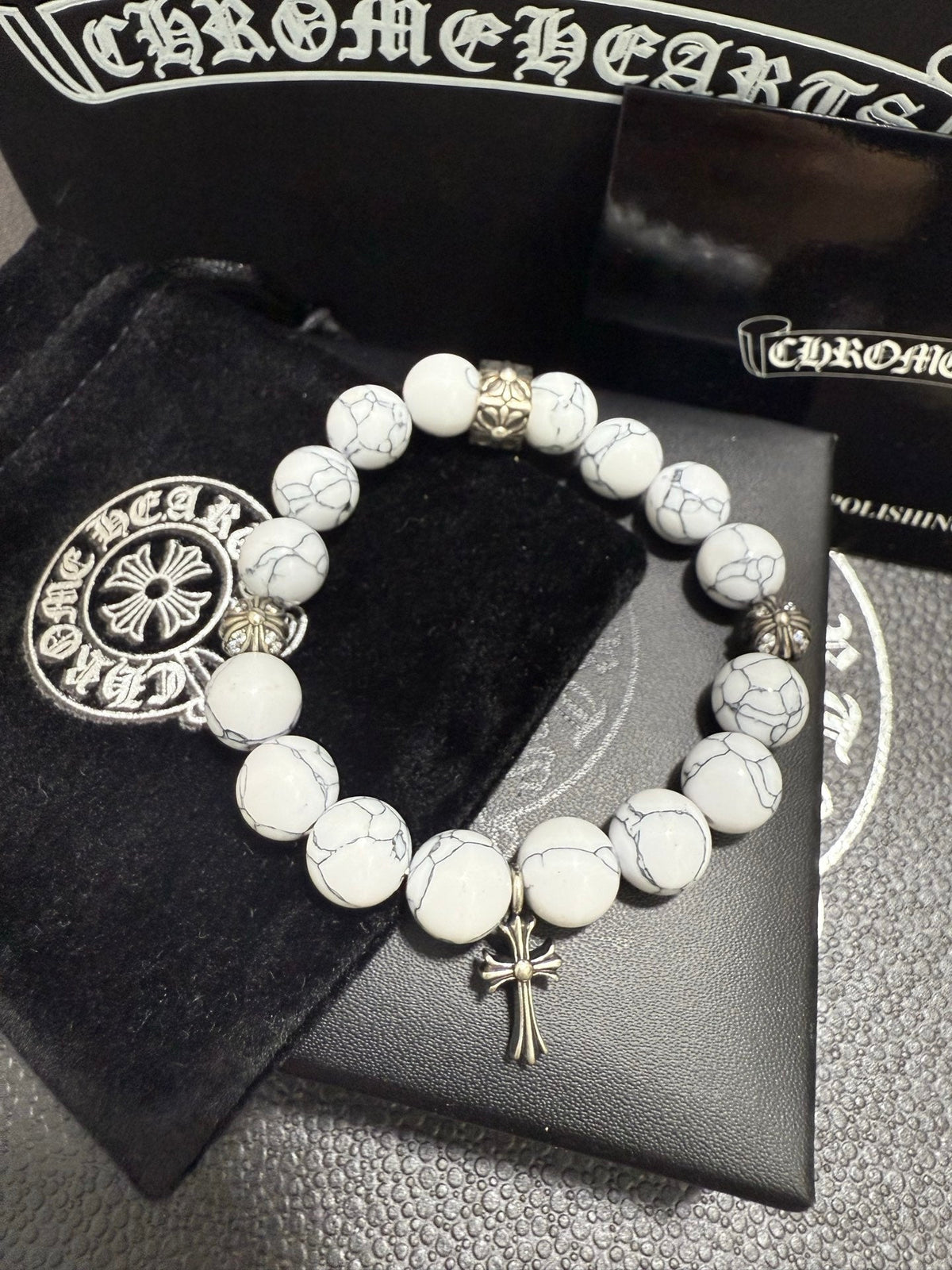 Martin Graham jewelry accessory in polished metal-tone – styled product view