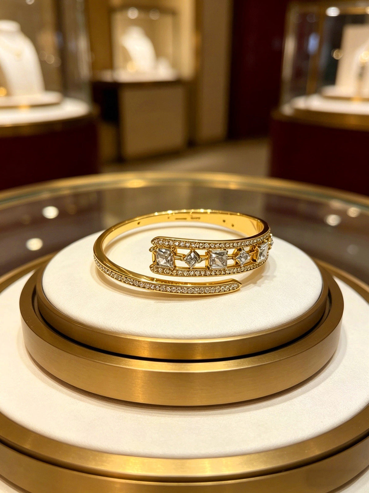Martin Graham bracelet in polished metal-tone – close-up detail