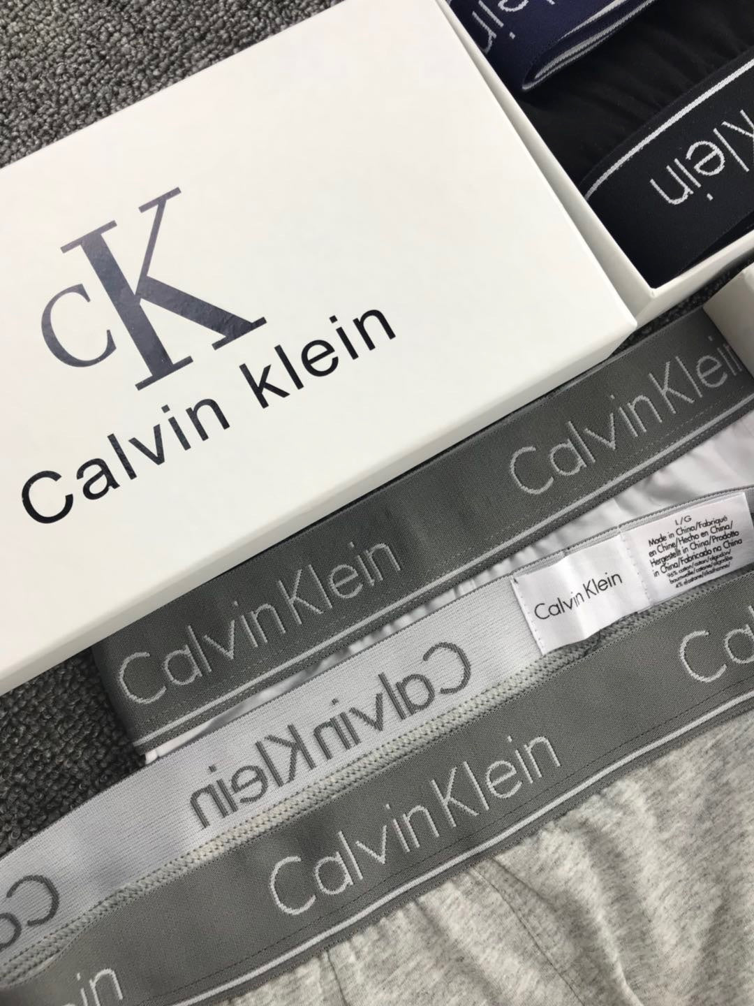 Calvin Klein Classic Logo Boxer Briefs - Box of 3