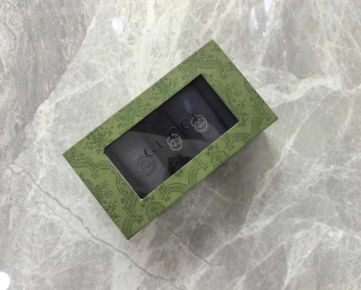 Gucci Modal Small Contrast Emblems Crew Socks - 5-Pair Set