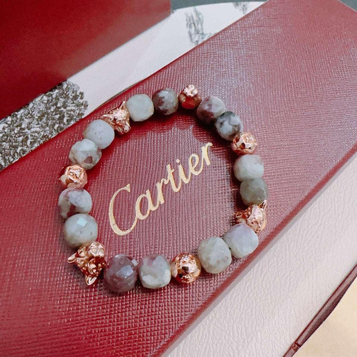 Martin Graham bracelet in polished metal-tone – close-up detail
