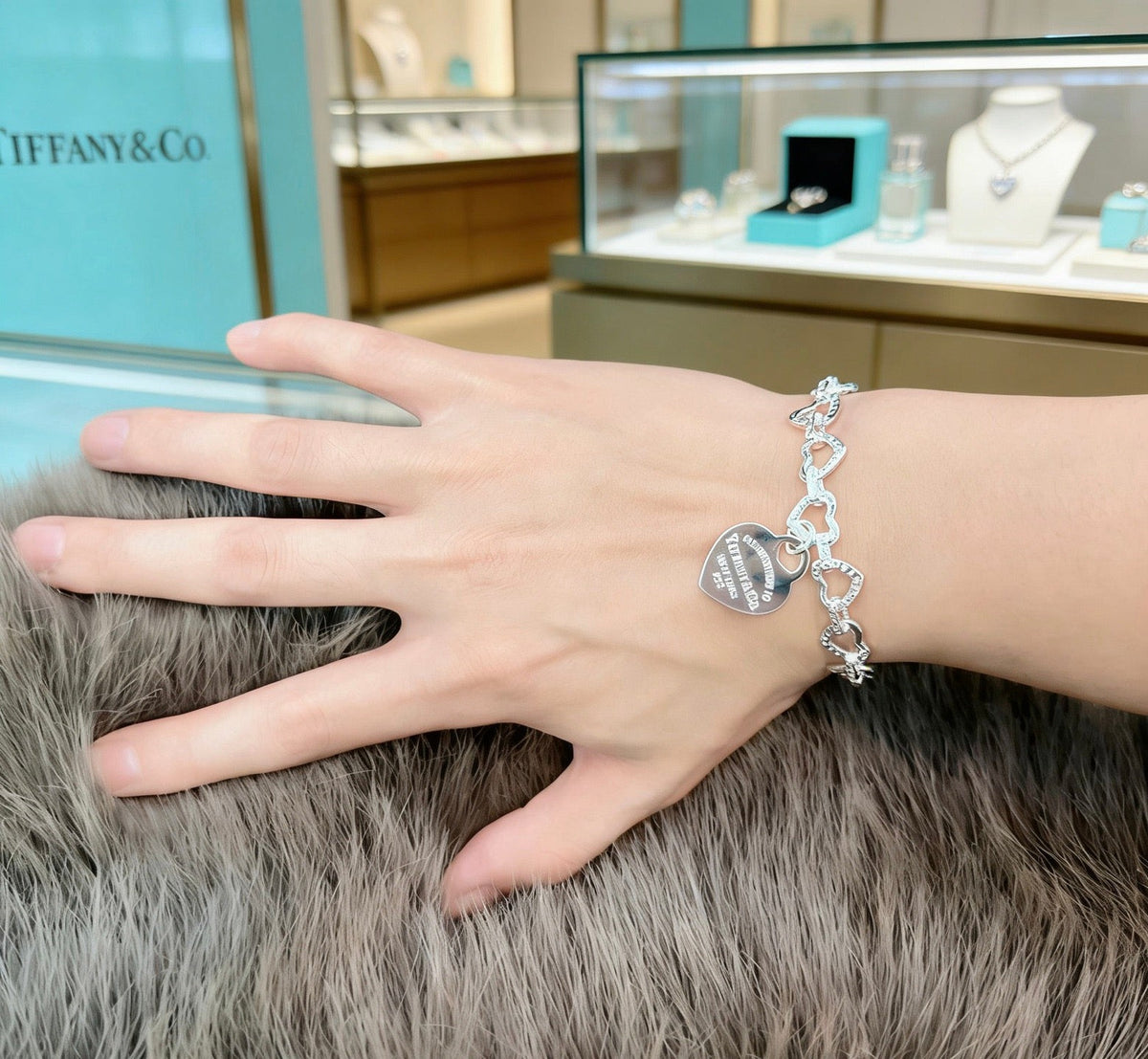 Martin Graham bracelet in polished metal-tone – styled product view