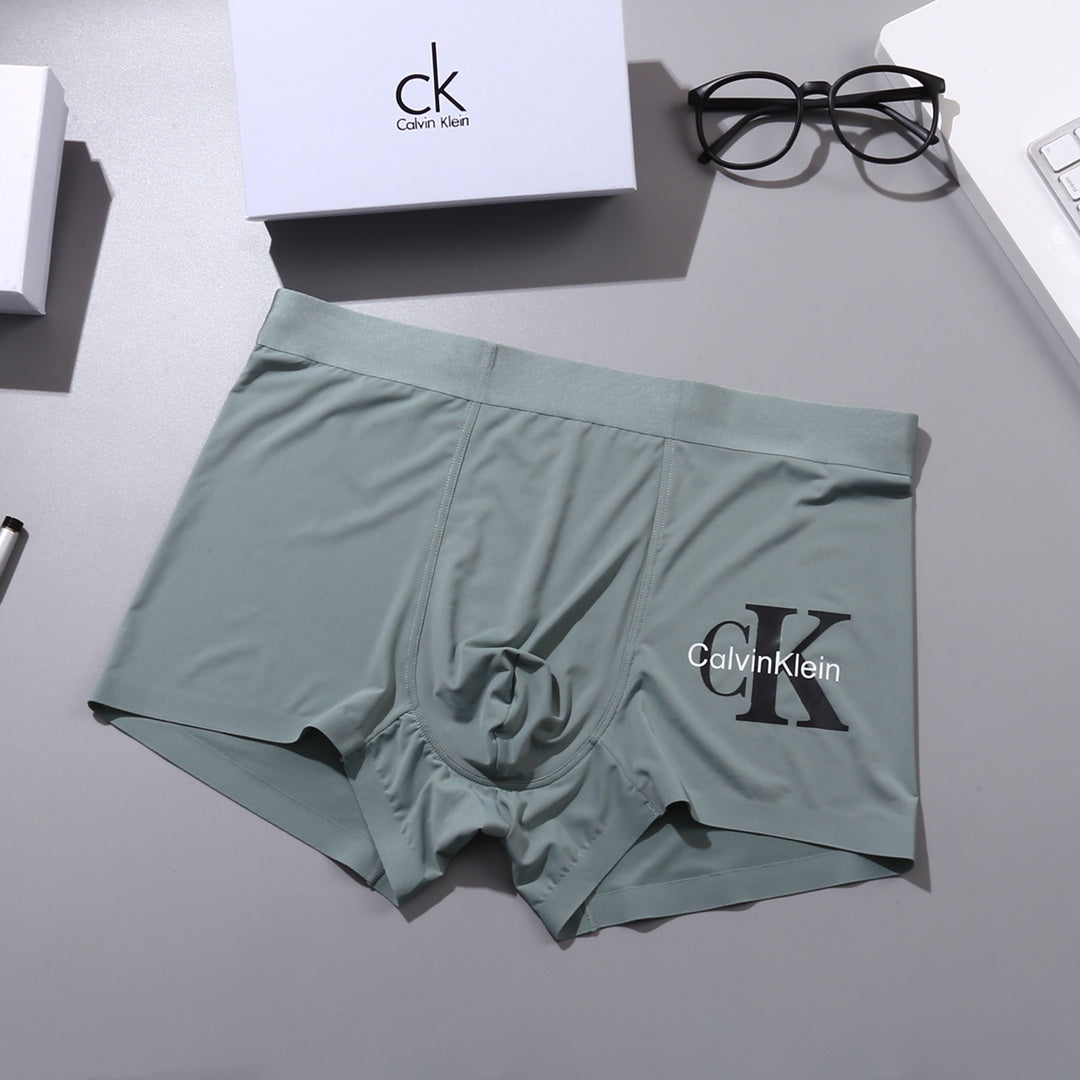 Calvin Klein Logo Men's Boxer Briefs - 3-Piece Box
