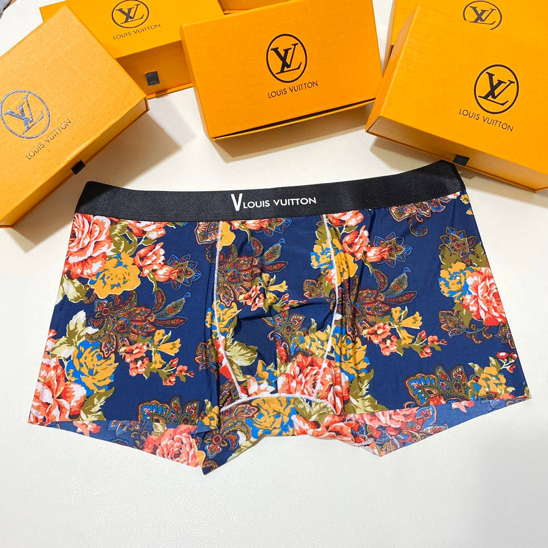 Louis Vuitton Ice-Silk Men's Boxer Briefs - 3-Piece Box - Sizes L-XXXL
