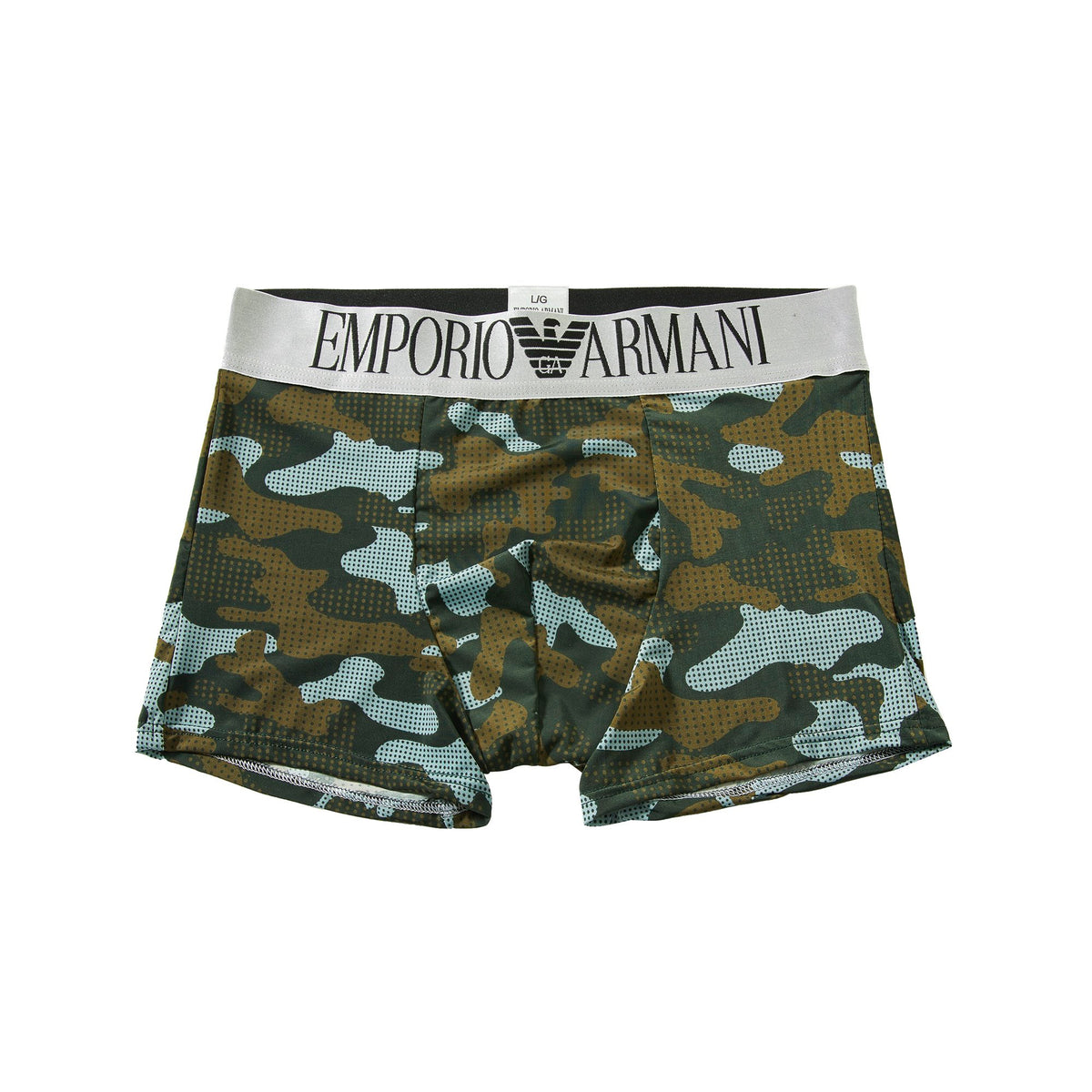 Armani Broad Logo Waistbands Men's Boxer Briefs - 3-Piece Box