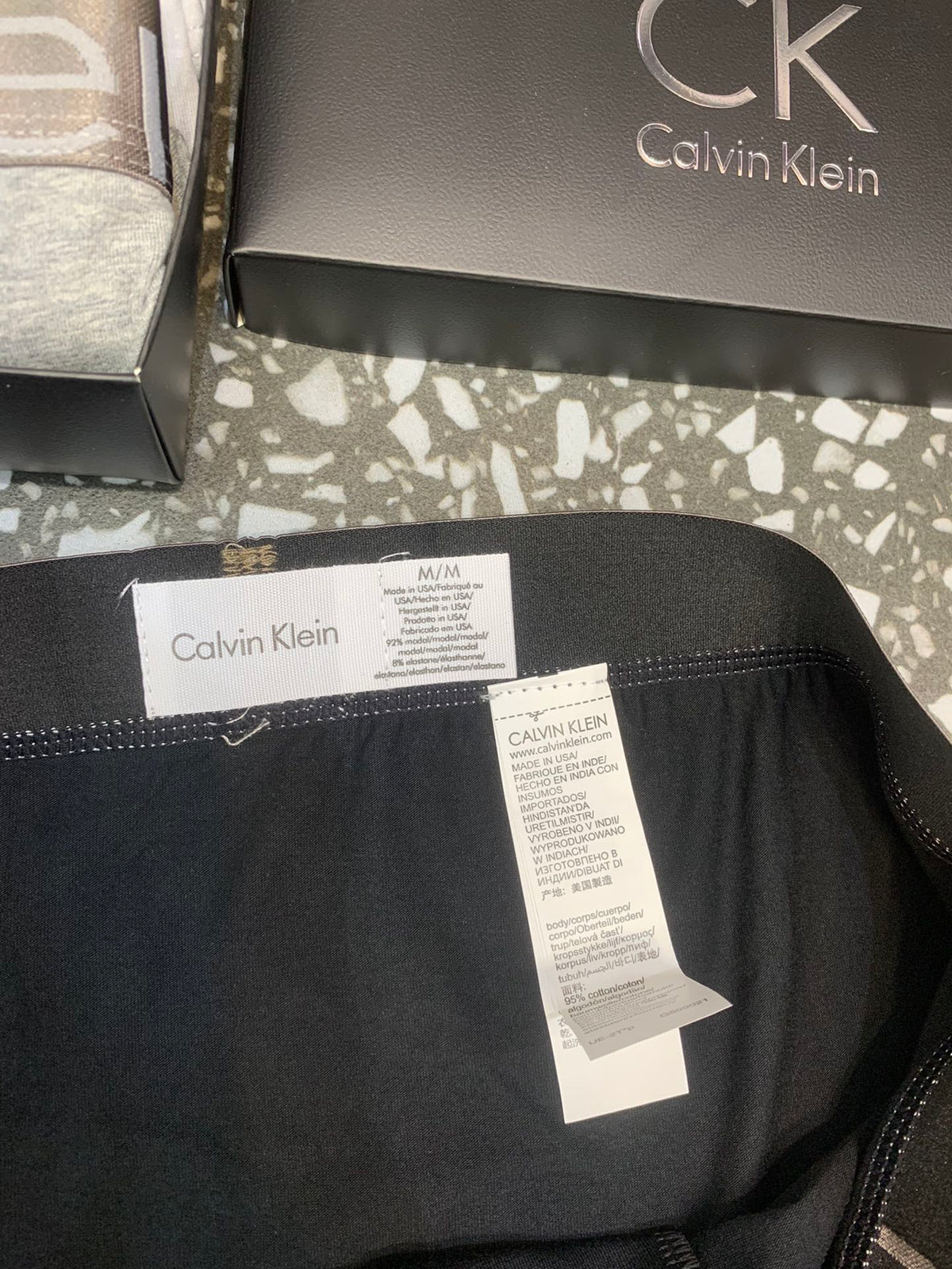 Calvin Klein Broad Tonal Waistbands Men's Boxer Briefs - 3-Piece Box
