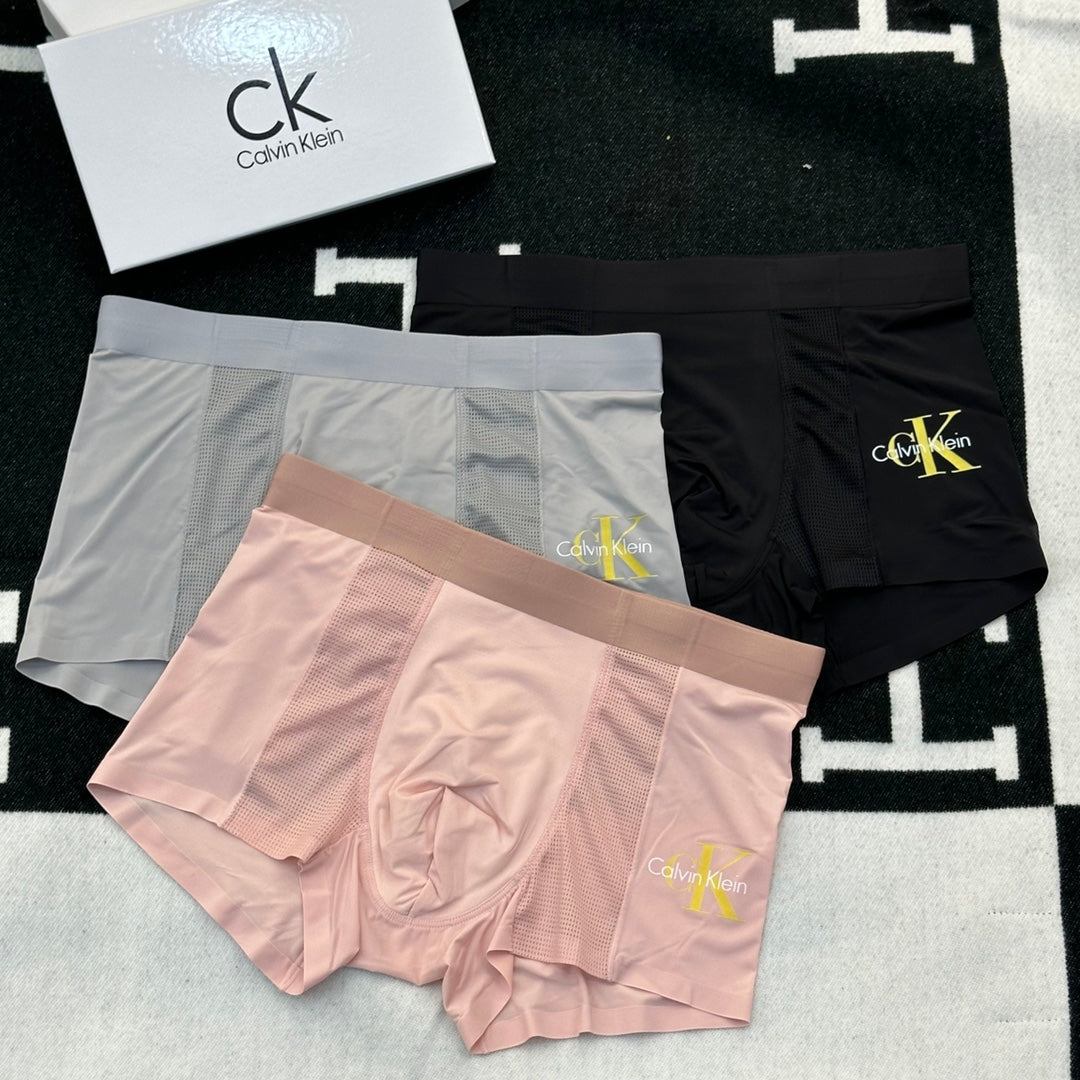 Calvin Klein Gold-Tone Monogram Men's Boxer Briefs