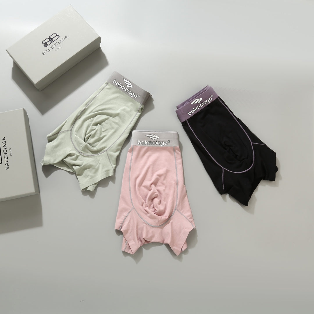 Balenciaga Modal-Blend Men's Underwear - 3-Piece Box