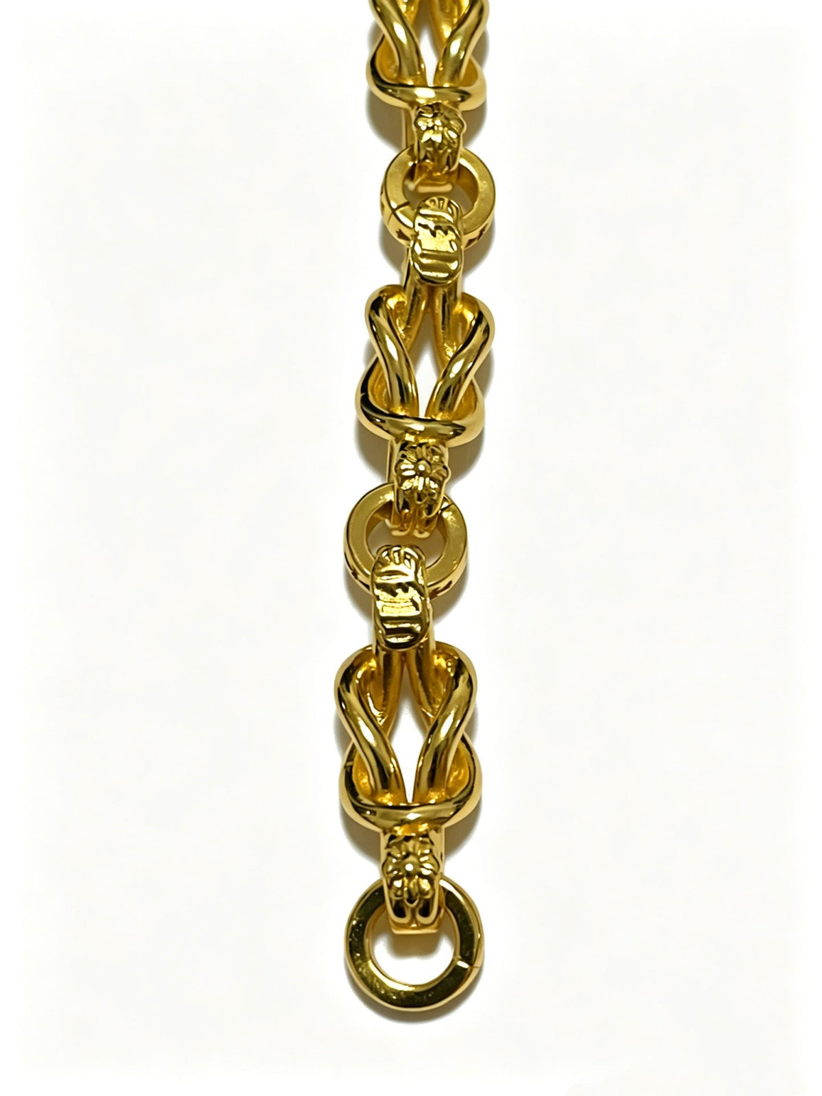 Martin Graham bracelet in polished metal-tone – styled product view