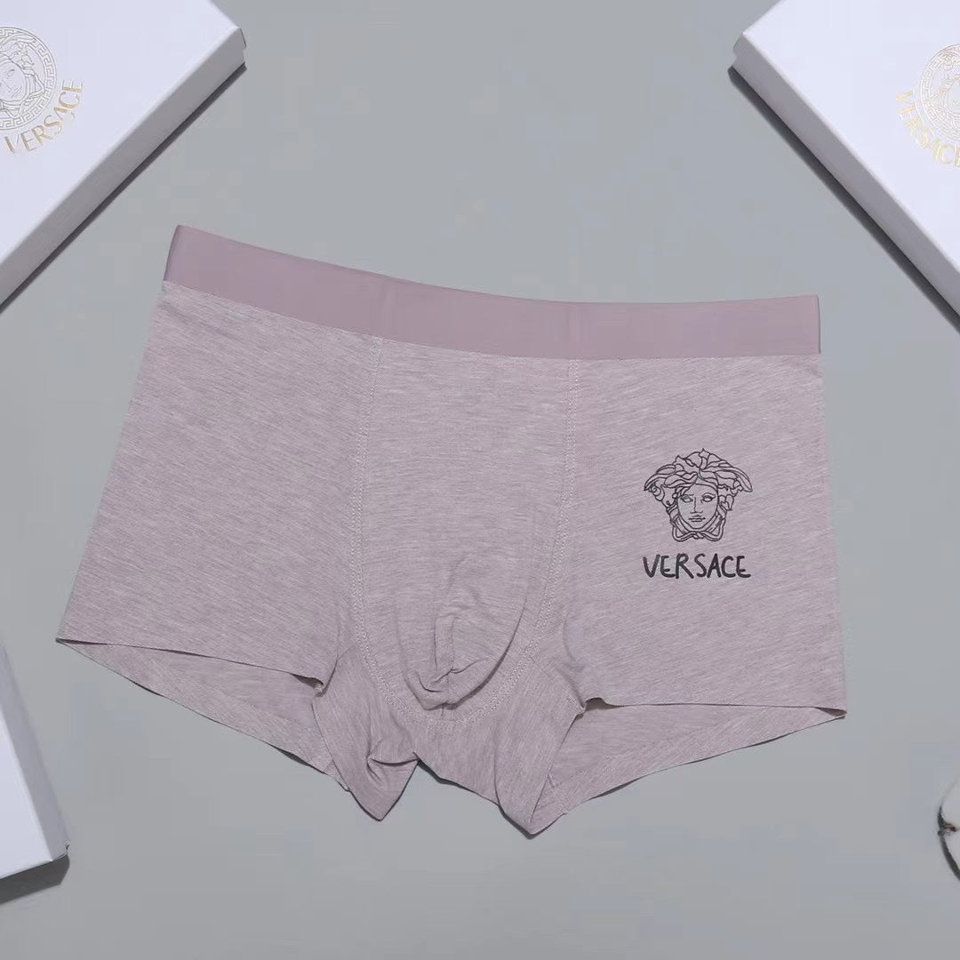 Versace Gold-Tone Medallion Men's Boxer Briefs - 3-Piece Box