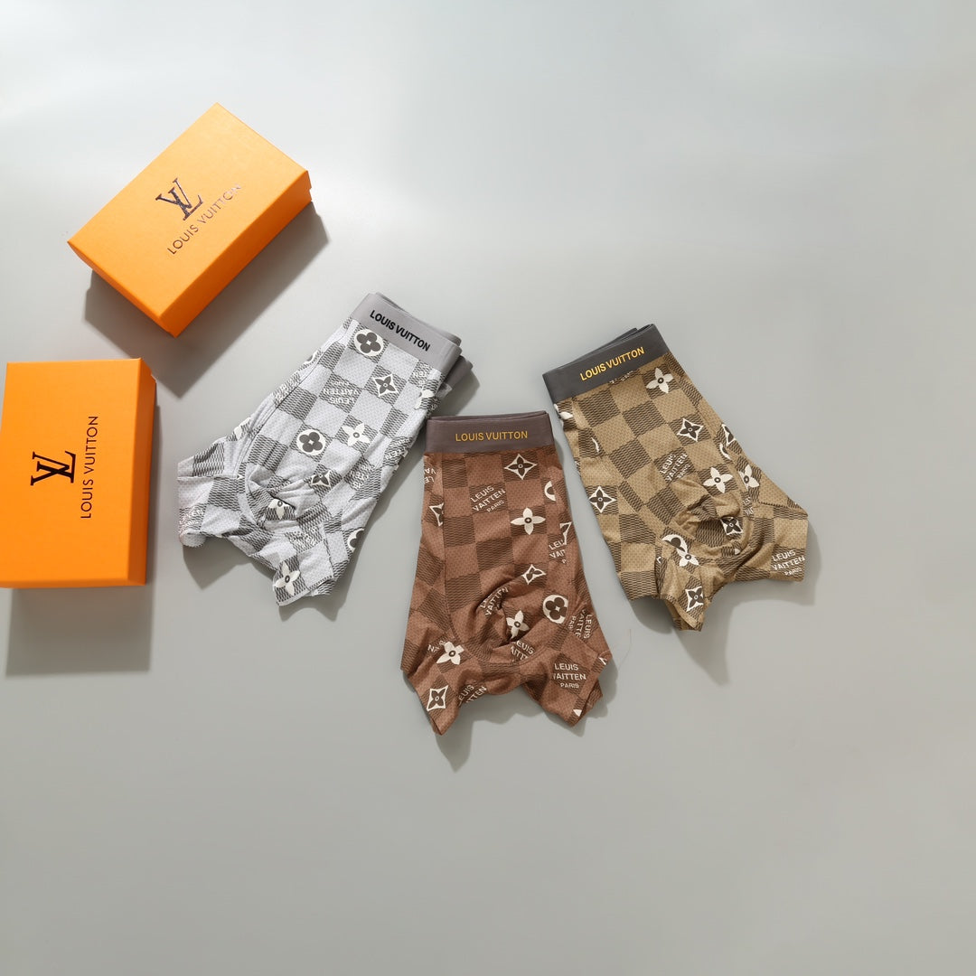 Louis Vuitton Modal Blend Men's Underwear - Box of 3
