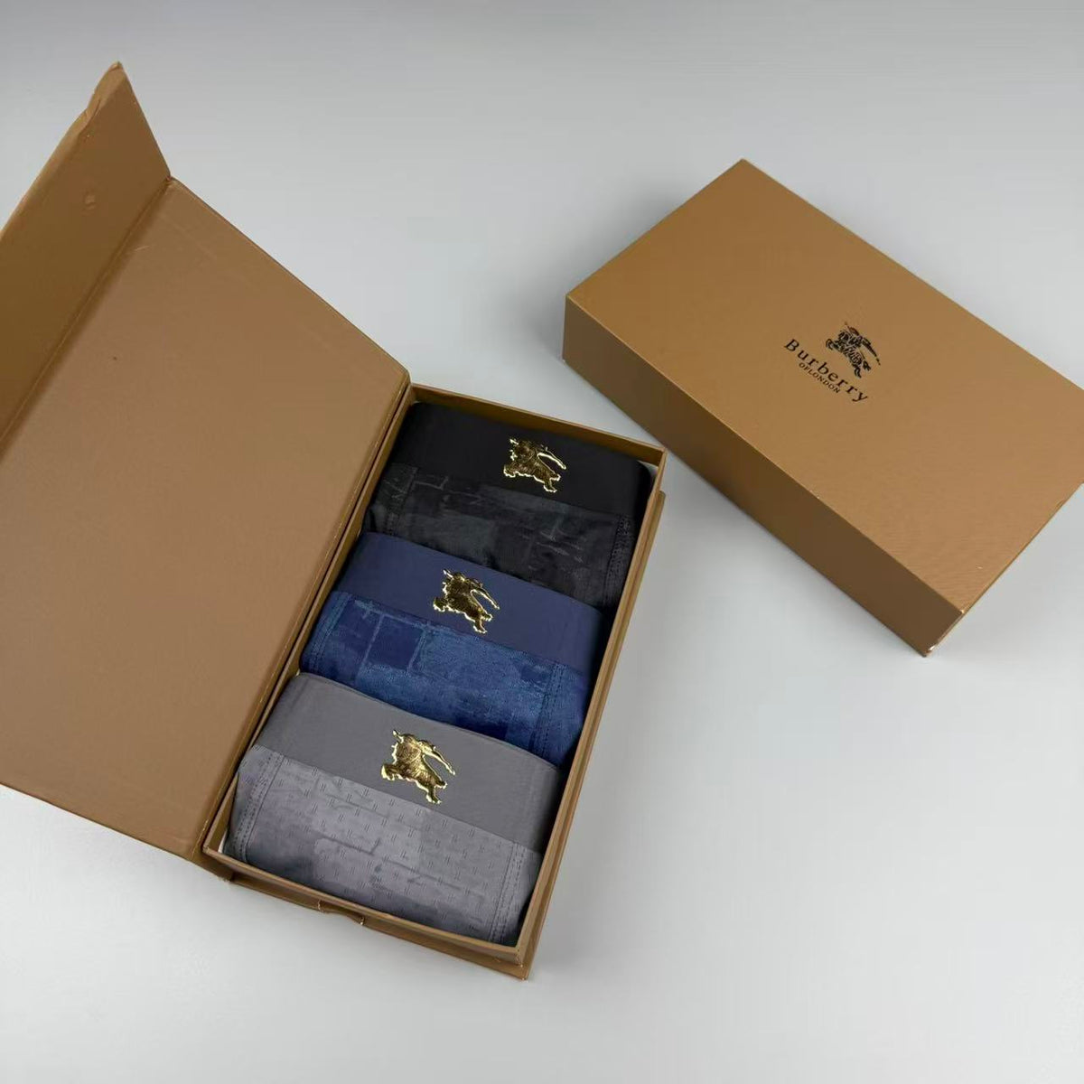 Burberry Men's Boxer Briefs - 3-Piece Box