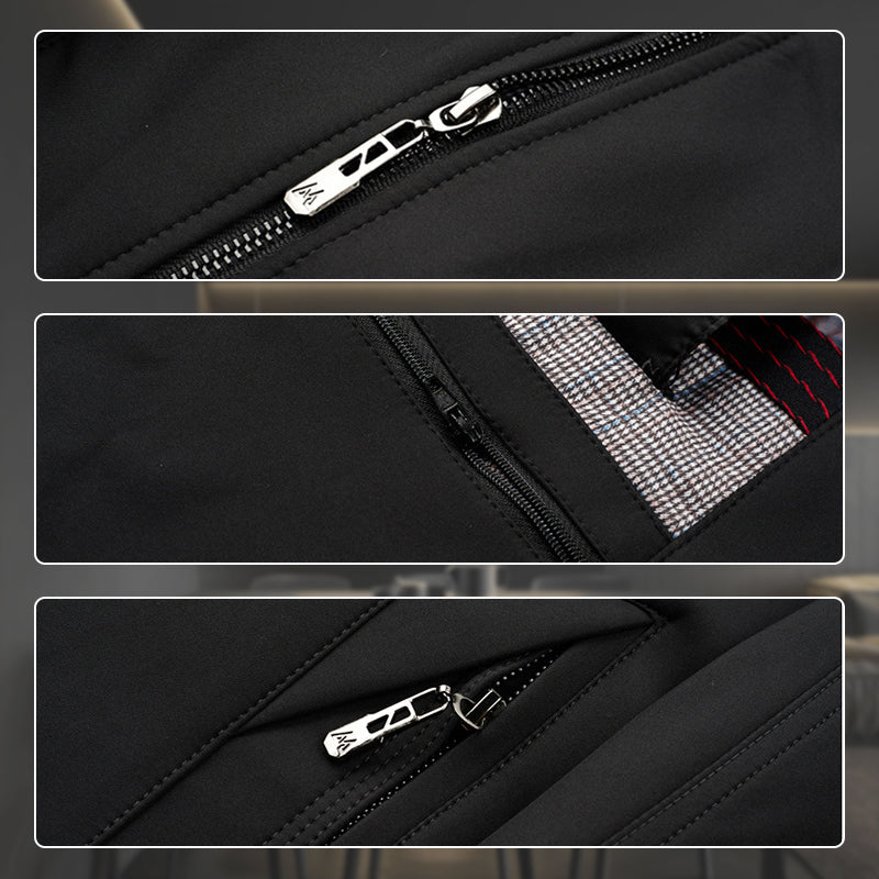 🎅Pre-Xmas Specials🎄Men's Casual Zippered Lapel Trench Coat Clothing &
