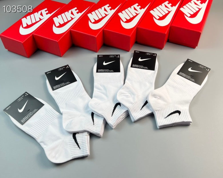 Nike Cotton No-Show Socks - 5-Pair Set